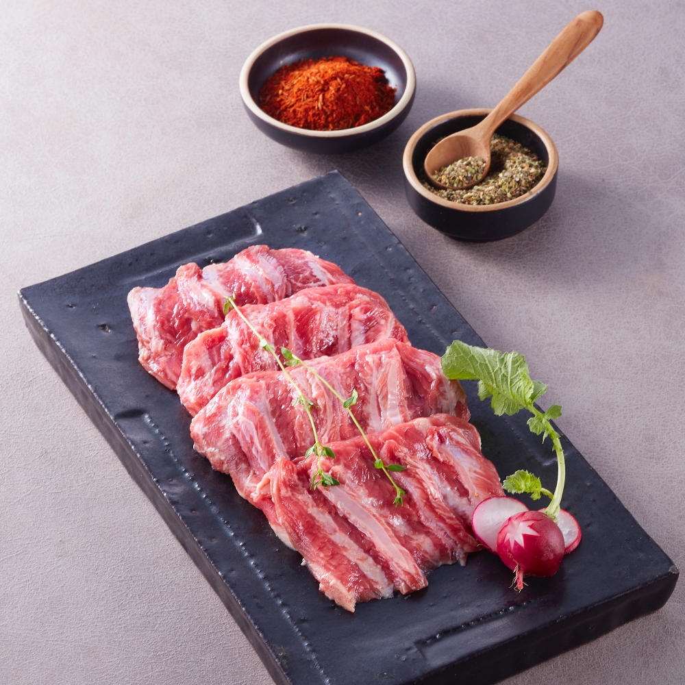초램 프리미엄 양꽃갈비살 냉동 400g + 시즈닝2종 : 초램양고기