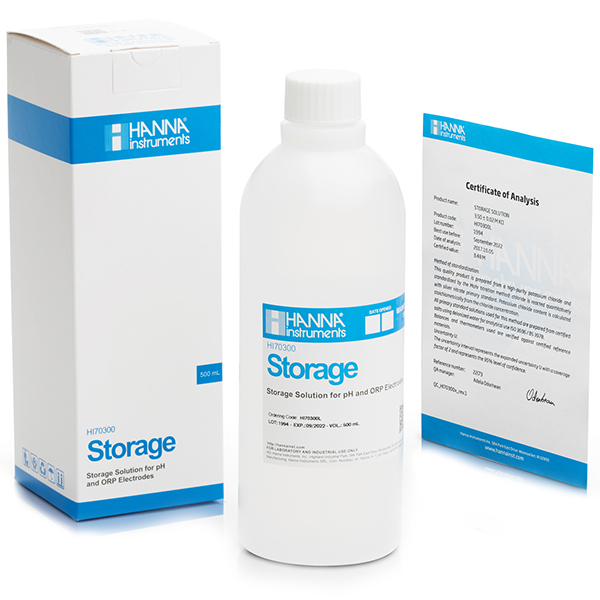 [한나] 전극 보관 용액 HI 70300L (500ml) : 닥터메디