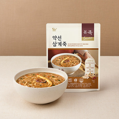 [본죽]약선삼계죽 330g (실온 영양 닭죽) : 본죽 공식몰      본몰