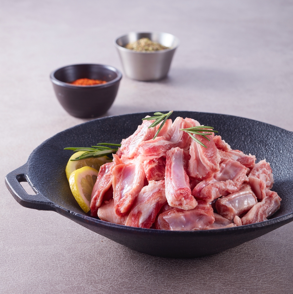 초램 프리미엄 양늑간살 냉동 300g+시즈닝2종 : 초램양고기