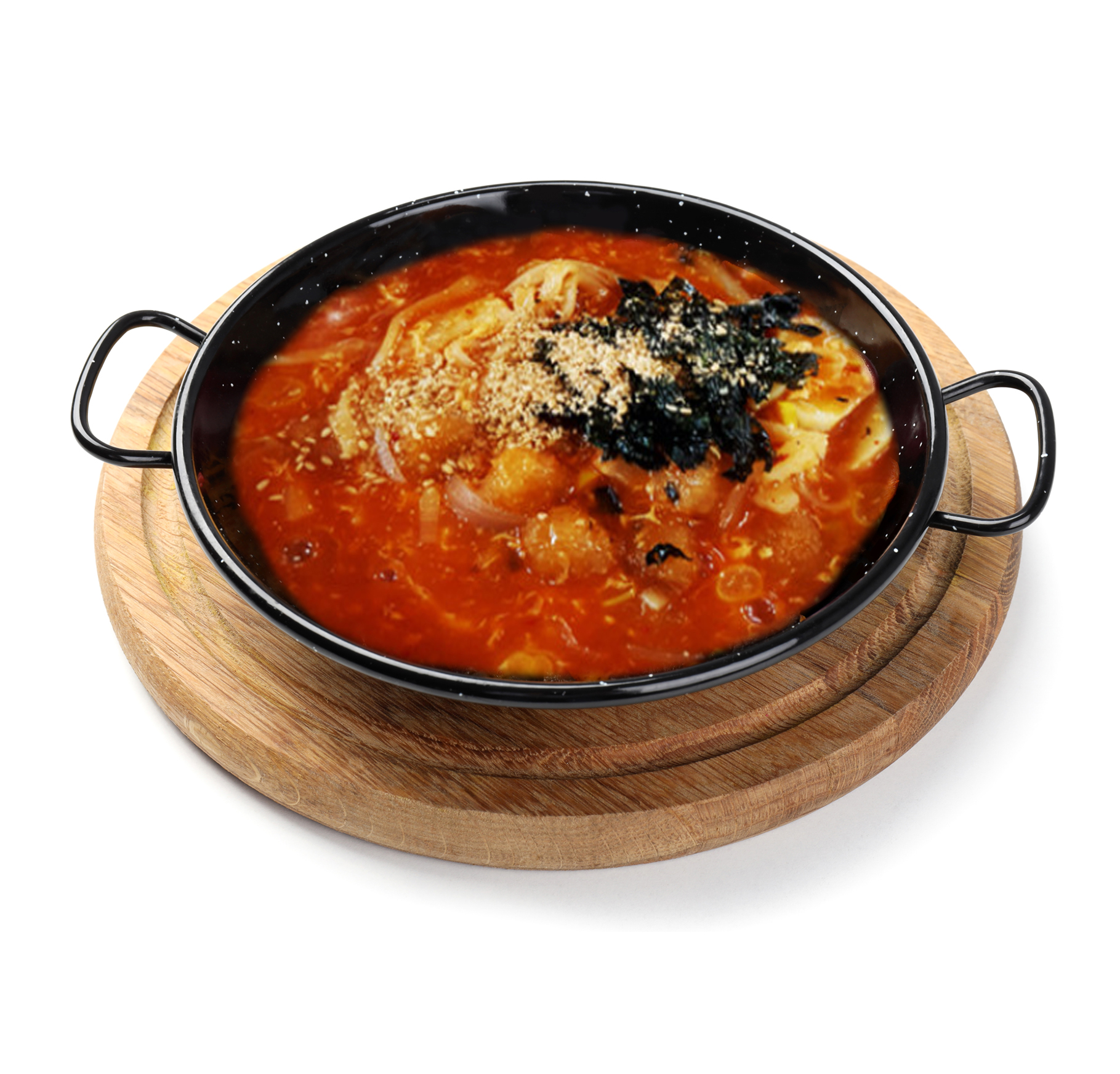 새뱅이 보리새우로 만든 강원도 얼큰 장칼국수 밀키트 : 대관령김회만