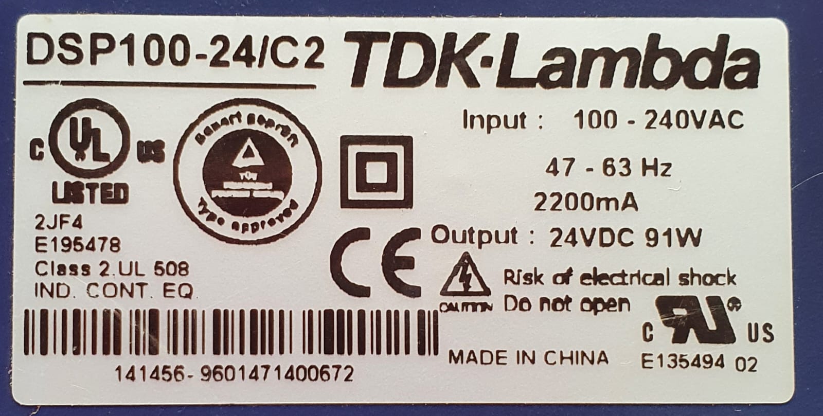 TDK-LAMBDA DSP100-24/C2 : 주식회사 현서
