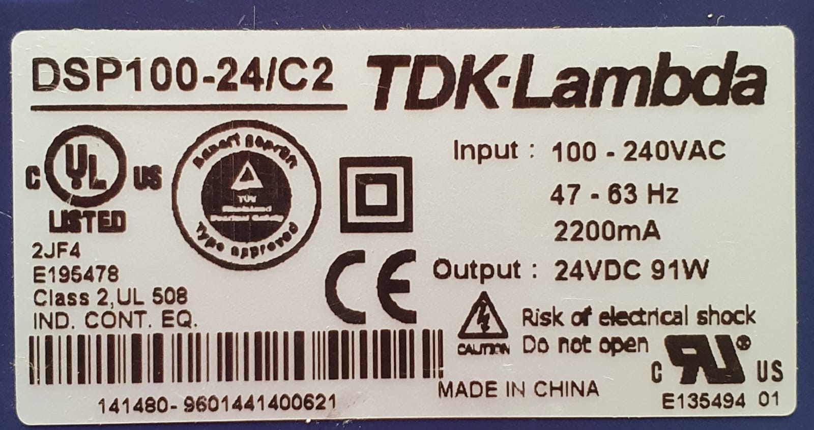 TDK-LAMBDA DSP100-24/C2 : 주식회사 현서