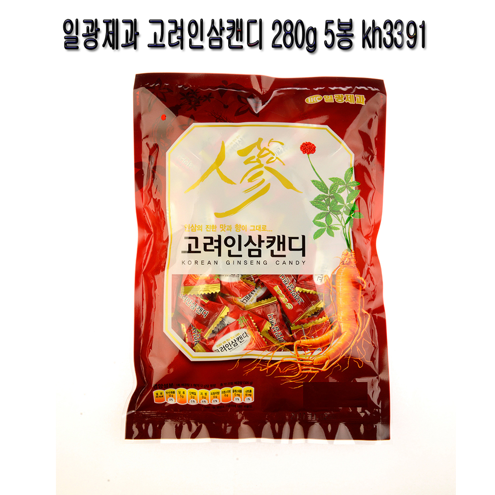 일광제과 고려인삼캔디 280g 5봉 kh3391 : kedem