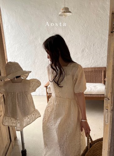 맘 여름상품 아오스타 브리에 원피스 맘룩 맘딸커플룩 패밀리룩 나들이룩 공주풍룩 : 보보슈슈