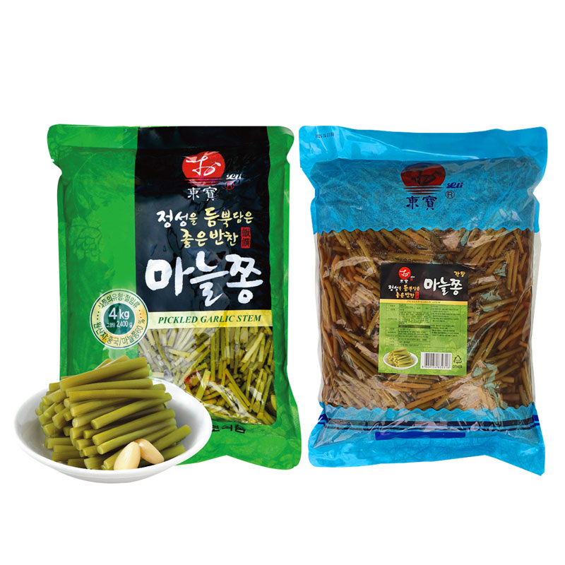 마늘쫑(식초/간장) 16kg (4kg x 4개) 절임식품 동보식품 : 동보식자재