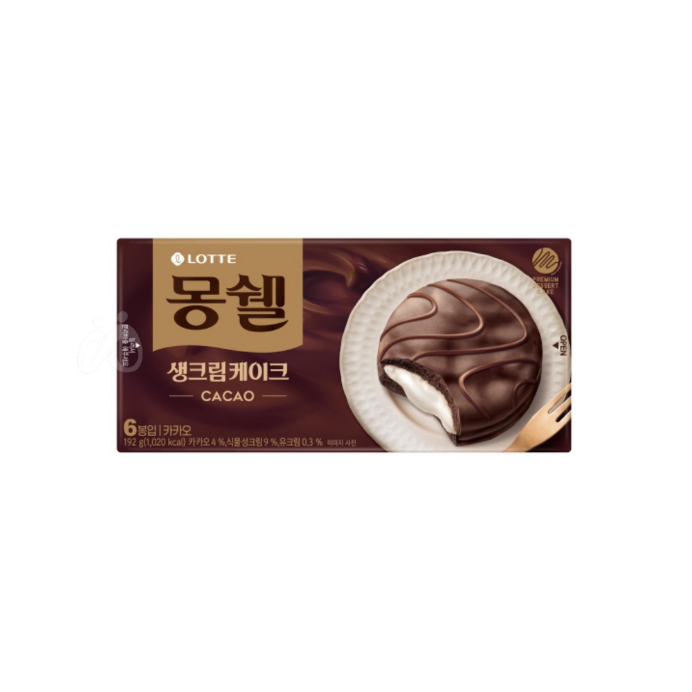 롯데 몽쉘 카카오 케이크 204g x 16개 과자/간식 : ilbi