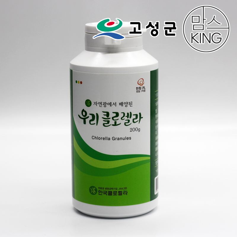[고성군][한국클로렐라]자연광에서 배양된 우리 클로렐라 200g : 맘스킹