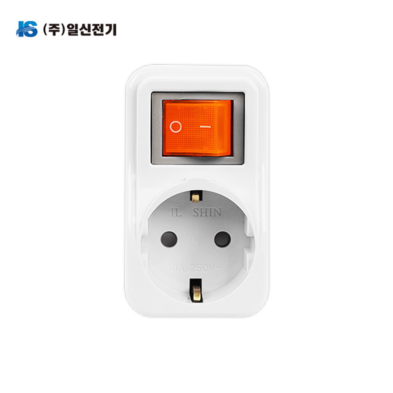 국산 일신전기 개별 절전 1구 멀티탭(스위치) 전선없음 : 강남대흥