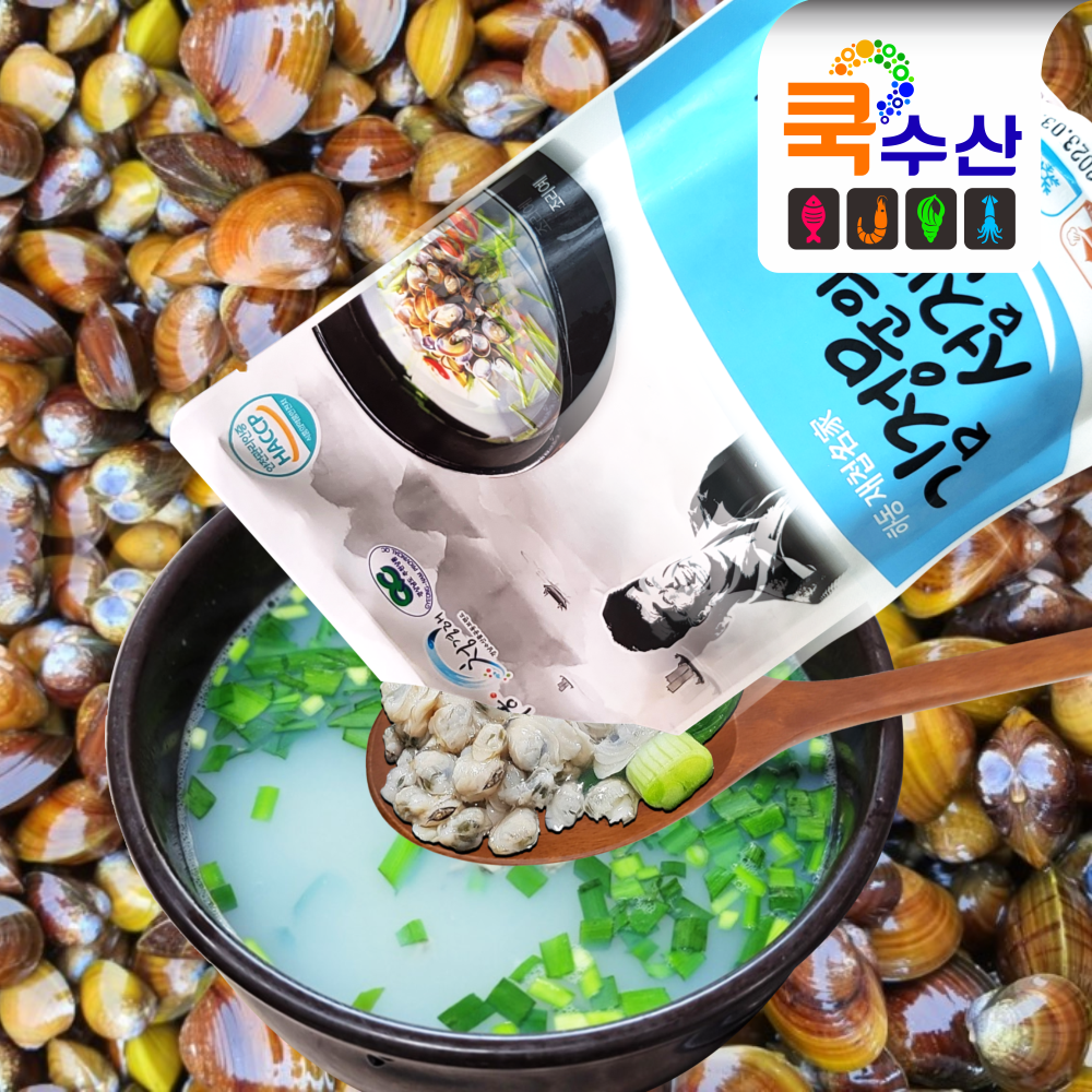 김정문의 섬진강 재첩국 제첩국 10팩 300g용 : 쿡수산