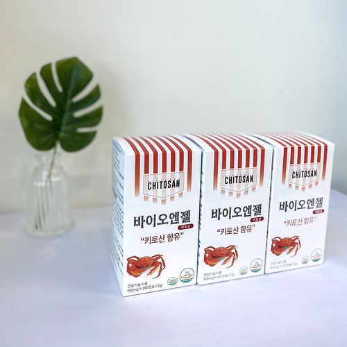 닥터한스 바이오엔젤 키토산 400mg x180정 (1병) 비오유키소 : 차렌시아