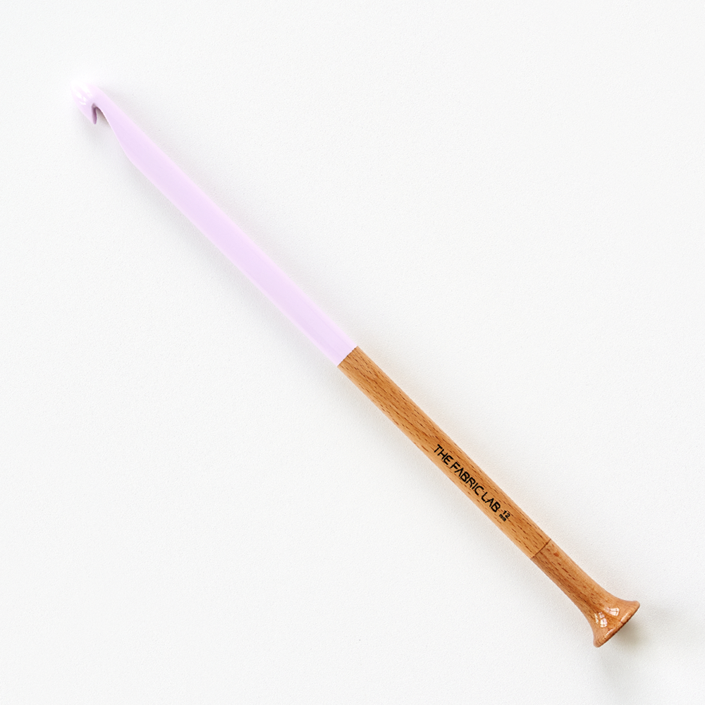 컬러 우드 아후강 코바늘 30CM / 뜨개질 점보코바늘 터니시안 아후강바늘 뜨개도구 : 더패브릭랩