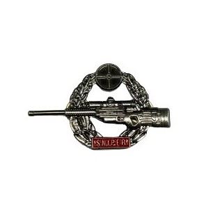 SNIPER(스나이퍼) 철제 뱃지 : 필승마크사