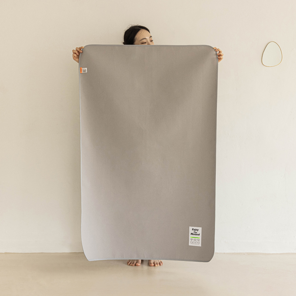 바른생각 인조이더모먼트 라이트그레이 (140x90cm) 방수 침대패드 : 바른생각 BRSG