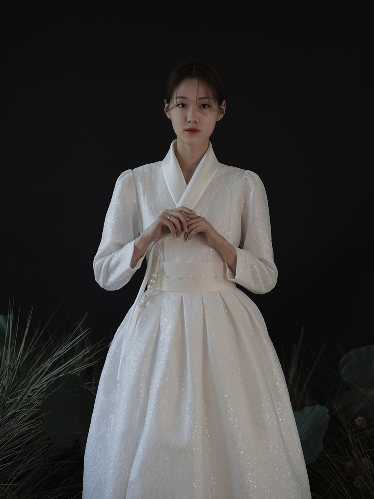 [한복대여] 스팽글 한복원피스 : LLEEHWA