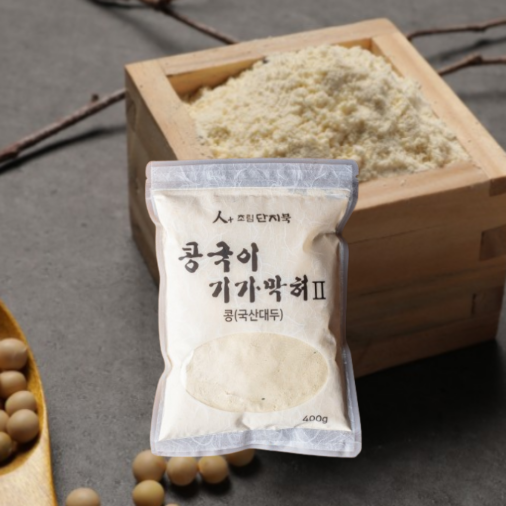 초림단지묵 콩국이기가막혀 콩국수가루 생 콩가루 400g : 더블레스웰빙