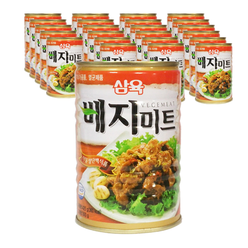 [삼육식품] 맛있는 채식 삼육 베지버거 비건(Vegan) 425g 12캔 웰빙 간편식 : 오네시모 친환경 스토어