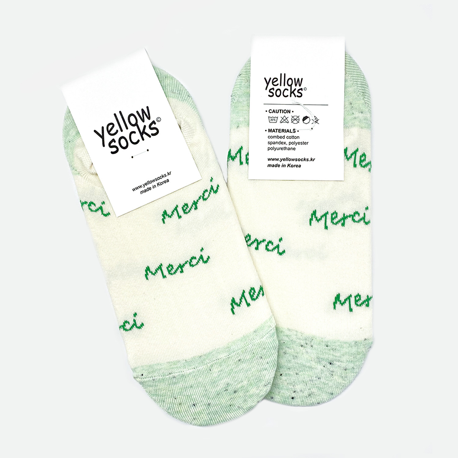 FAKE SOCKS MERCI GREEN 페이크삭스 메르시 그린 : 옐로우삭스