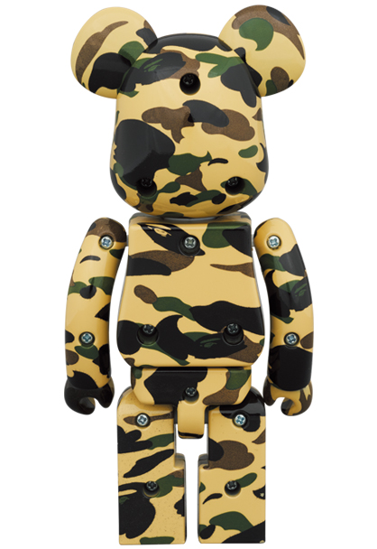 베어브릭 베이프 카모 200% 초합금 그린 옐로우 BEARBRICK 1ST CAMO BAPE : 미스박의 아트날다