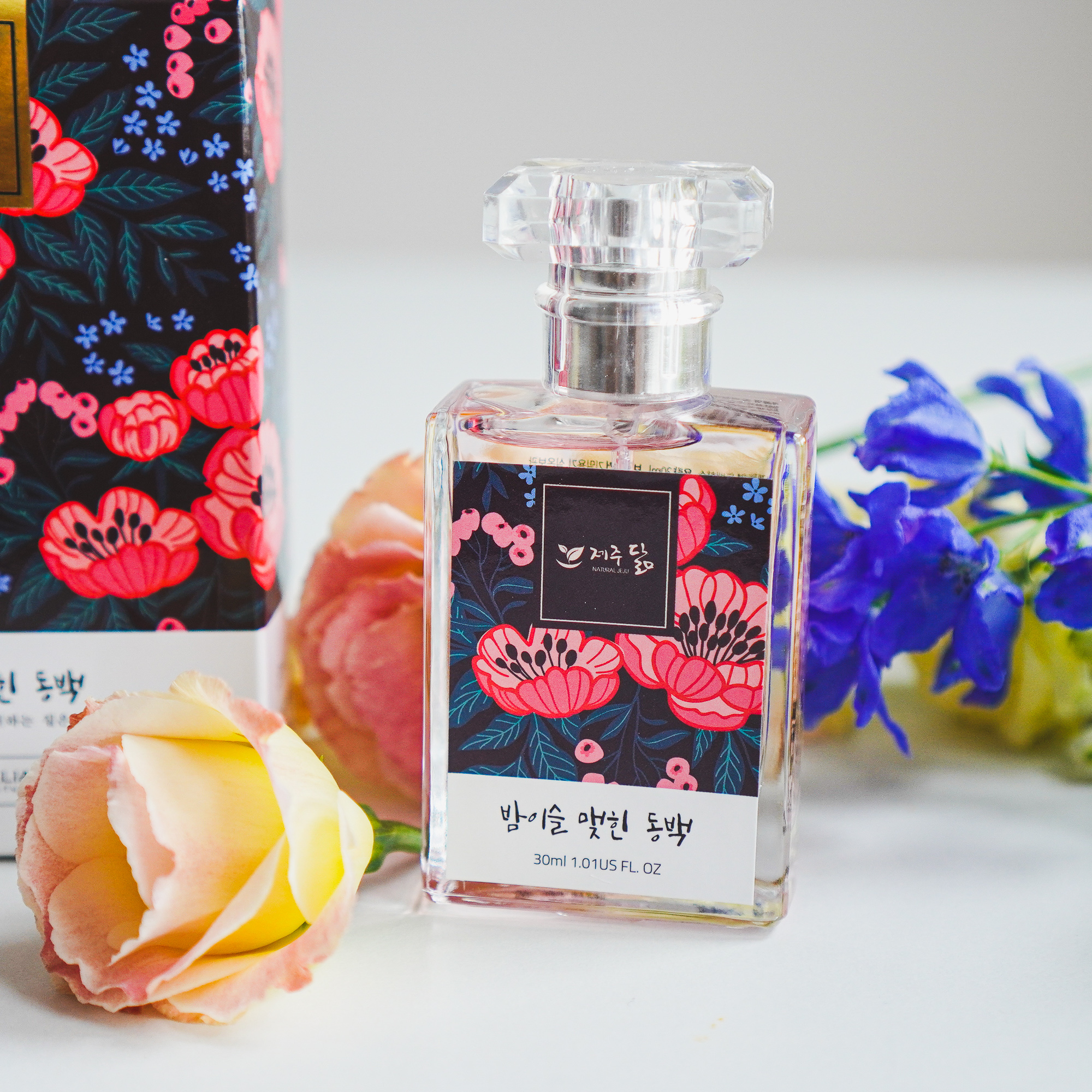[당근말밥제주] 제주닮 밤이슬 맺힌 동백 향수 (30ml) / 프리미엄 오드퍼퓸 향수 : 당근말밥 제주