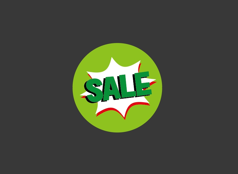 sale2 세일스티커 정육세일스티커 점포스티커 가게스티커 원형스티커 옷가게스티커 매장스티커 : BESAMEMUCHO