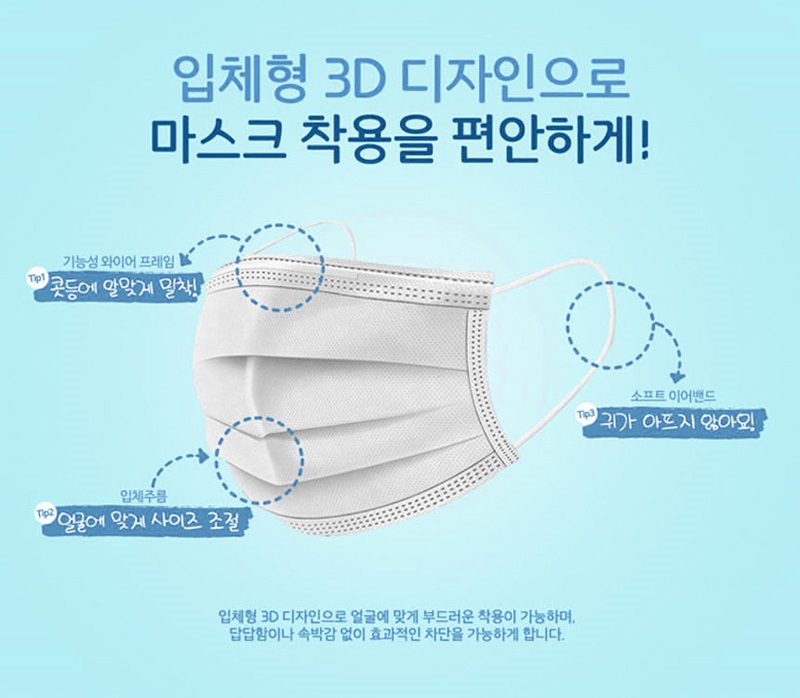 국산 대형 500매 습기 안차는 얇은 대용량 피부 트러블 없는 뽑아쓰는 순한 덴탈 마스크 : 퓨어타임코리아