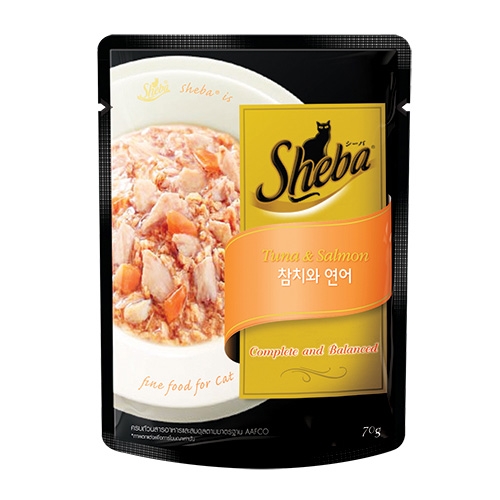 [M] 쉬바 참치 파우치 70g 고양이 주식 습식 : 페톰스