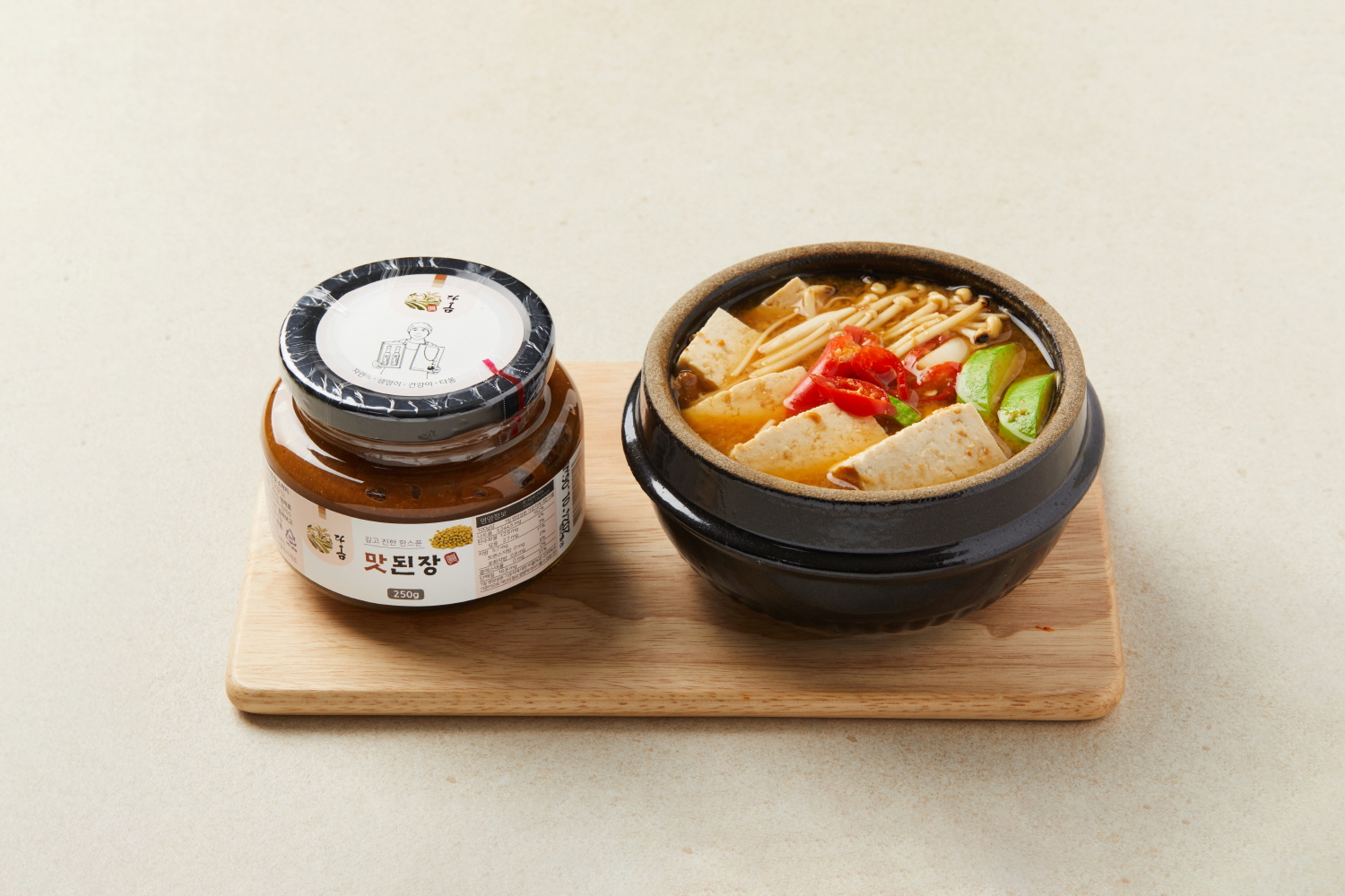 간장을 빼지않아 맛있는 수제 집된장 다옴 맛된장 250g : 다옴협동조합