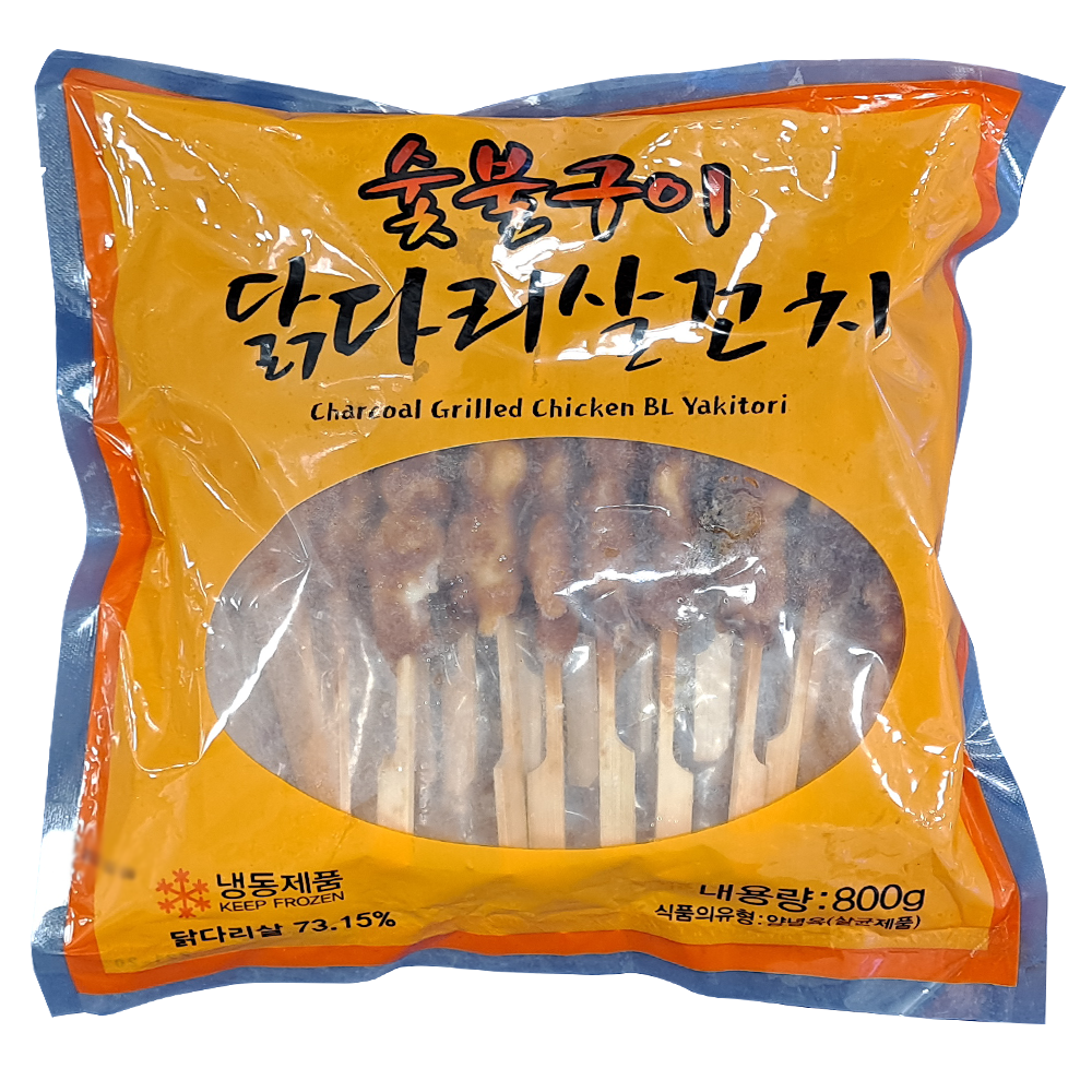화영푸드 숯불구이 닭꼬치 800g : 푸드엔마트