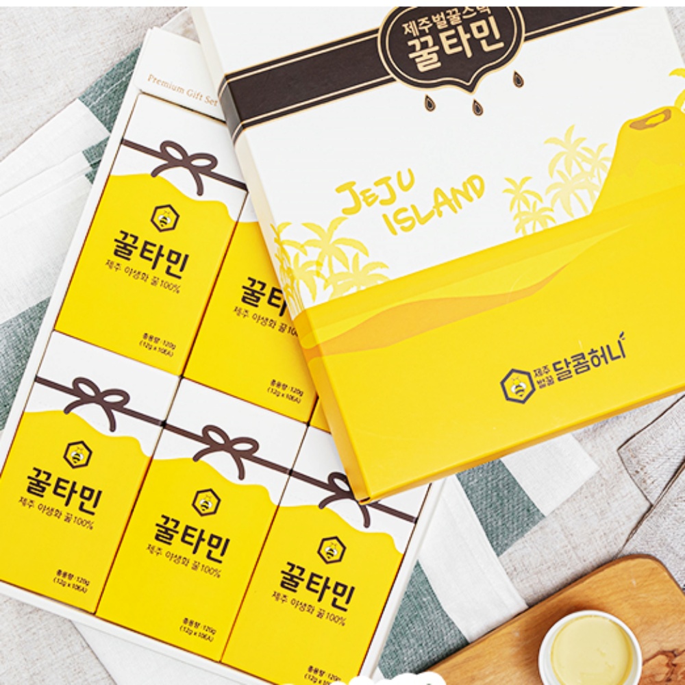 꿀스틱 제주꿀 천연 토종 꿀답례품 야생화 벌꿀 : 빅파워언니