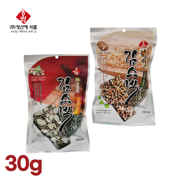 김스낵 30g : 청산에식품