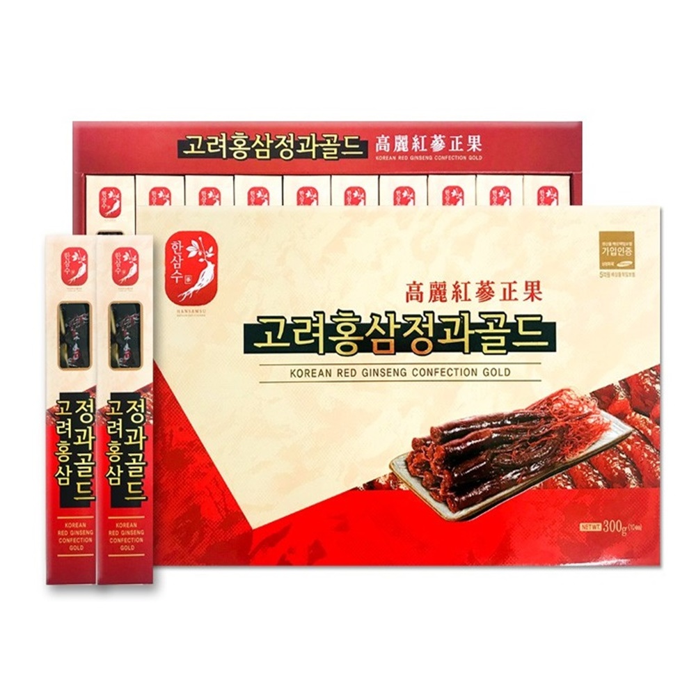 고려 홍삼 정과 금산인삼 통째로 한뿌리 저온숙성 30gX10개 절편... 추석 설 명절 외국인 수험생 남녀노소 선물로만족도높은 건강식품 : 포모나유통
