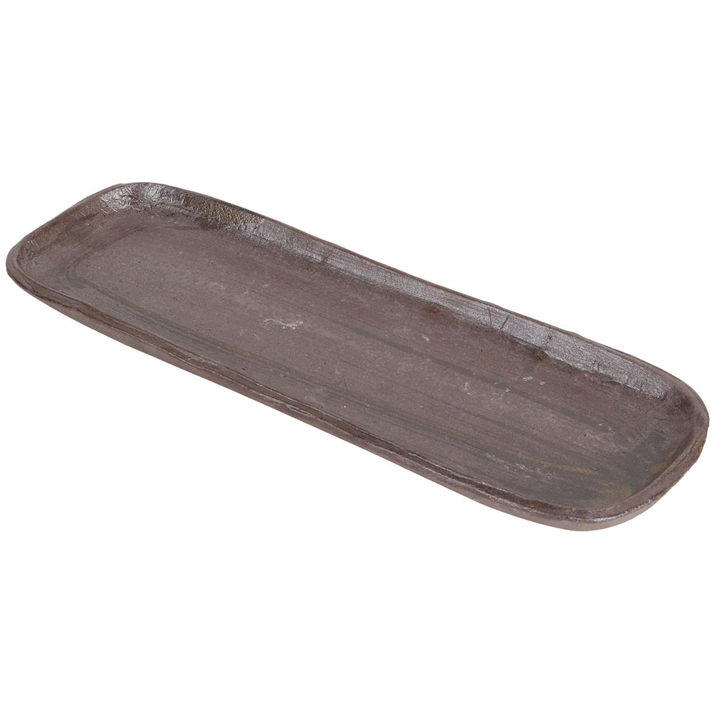 다육이받침대 긴 직사각 중 화분 : 천호통상