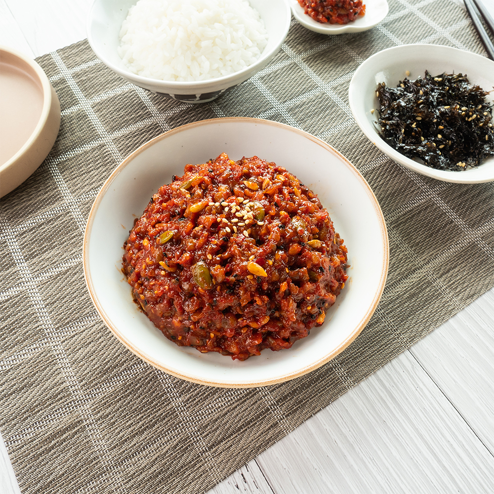 반찬단지 비빔오징어젓 1kg, 1개 : 반찬단지스토어