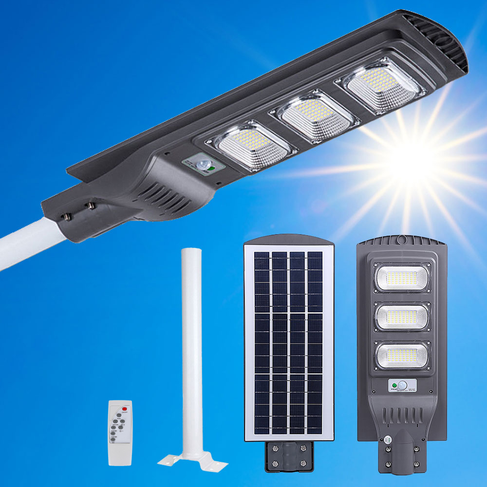 144LED 태양광 센서 가로등 : 에코플랜
