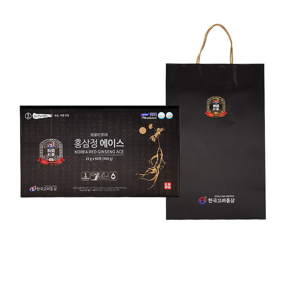 한국고려홍삼 홍삼정 에이스 15gX60포 진세노사이드 16mg : 한국고려홍삼 직영샾