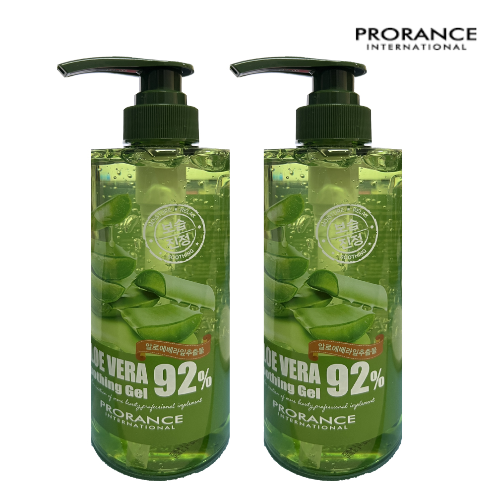 프로랑스 알로에베라 수딩젤 92% 용량 500ml x2개 : SH코스메틱