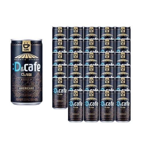 동아오츠카 디앤카페 오리지널 175ml 30can 커피캔 : 부산종합유통