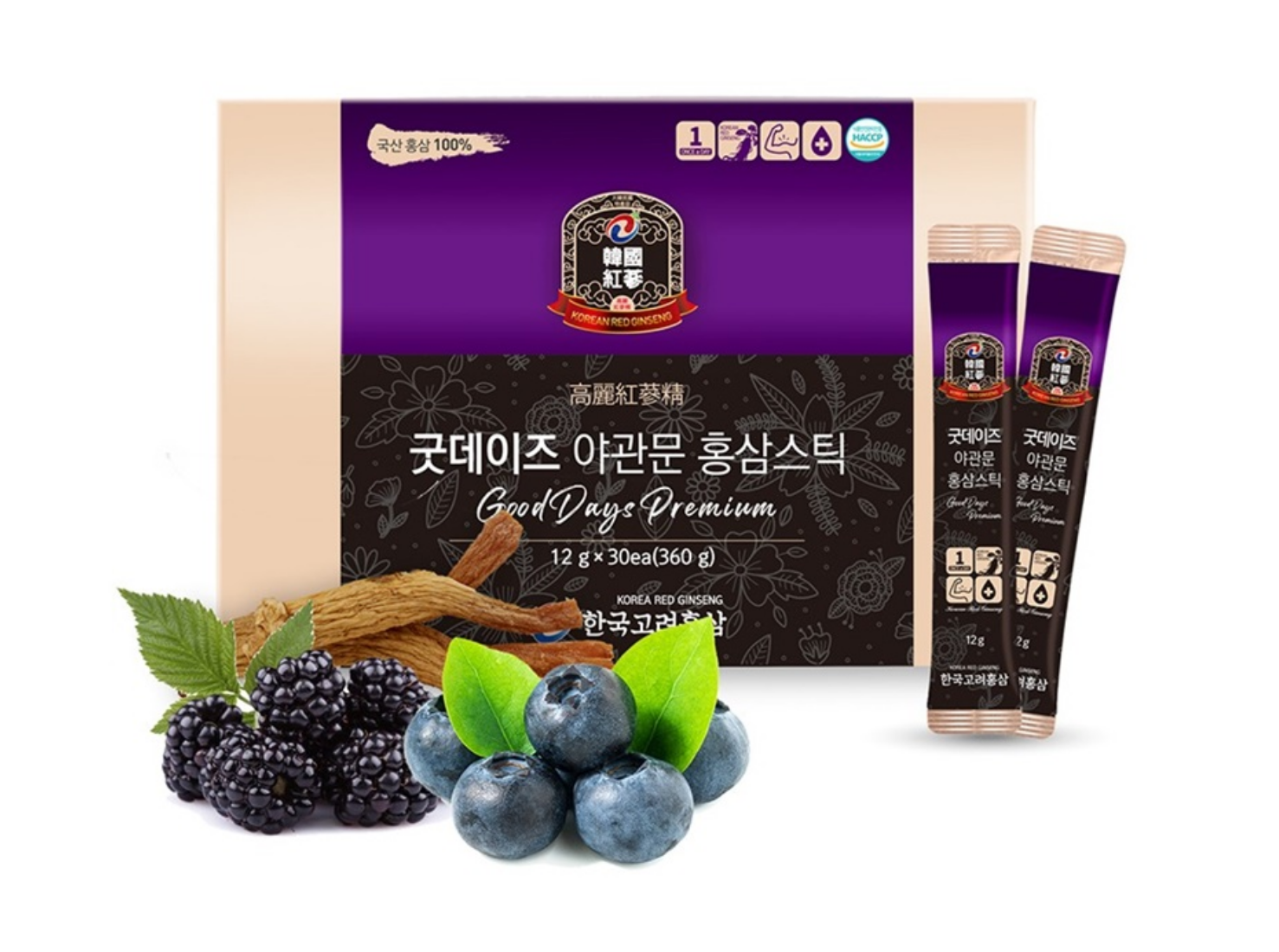 굿데이즈 야관문 홍삼스틱 12mlX30포 : 수에르떼홈케어
