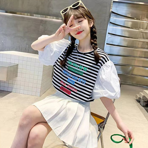 타임줄지 티셔츠(S)/화이트 : 주식회사 헬로샵