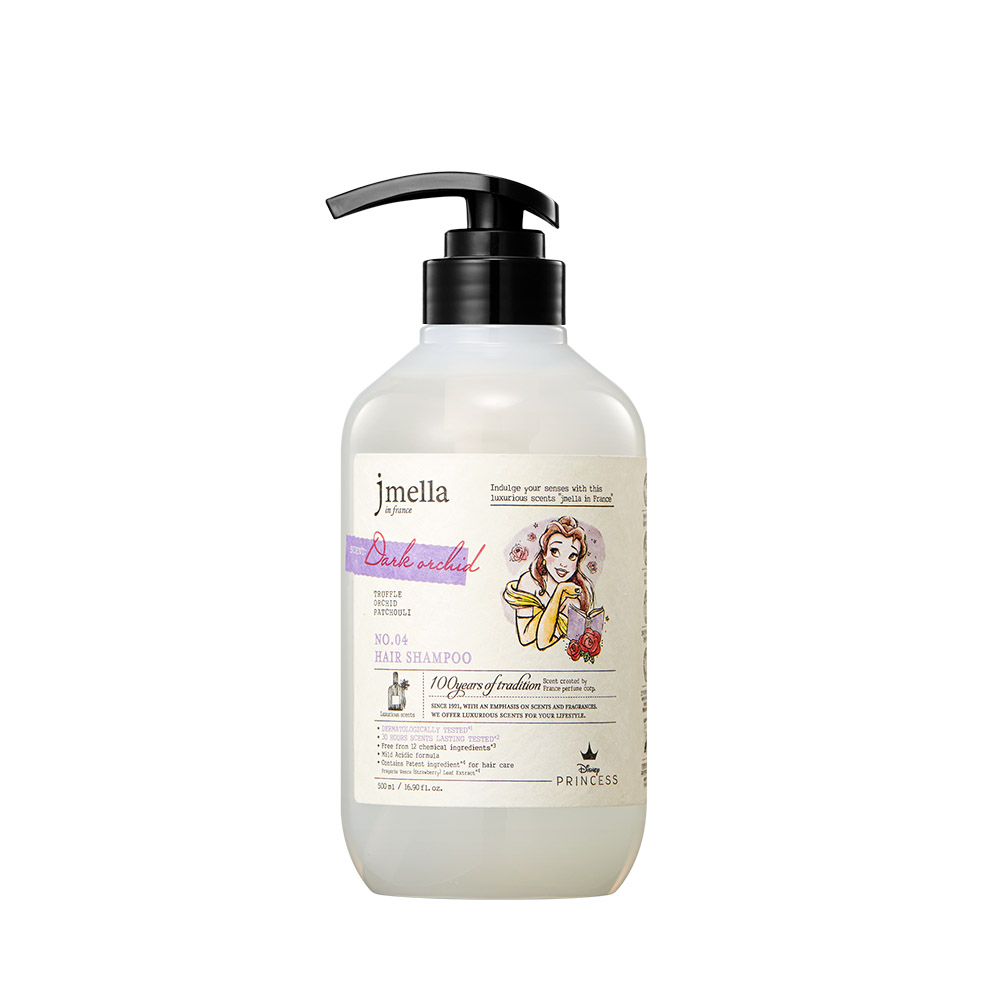 제이멜라 디즈니 프린세스 다크 오키드 벨 헤어 퍼퓸 샴푸 500ml : 제이멜라