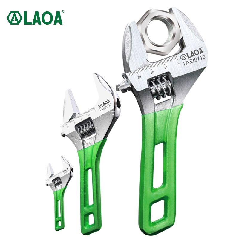 스패너 몽키스패너 만능스패너 세트 laoa 조정 가능한 렌치 경량 대형 개방 짧은 핸들 다기능 미니 렌치 : 주앤몰