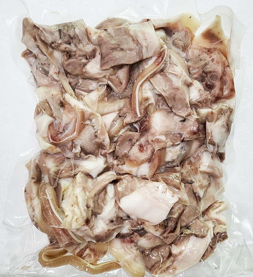 (도매) 국내산 돼지머리고기슬라이스 2kg(완숙) 순대국밥 돼지국밥 전골용 탕거리 : 훈푸드