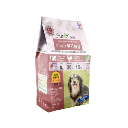 허즈 미국산 닭가슴살 908g 사료 - 알러지, 눈물 (강아지) : 블리펫89