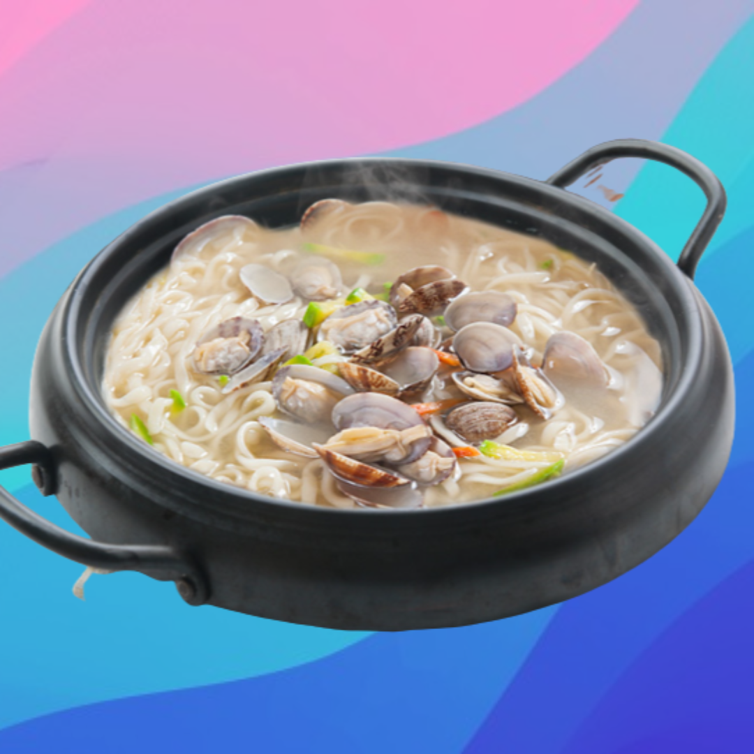 군산엄마손칼국수 바지락칼국수 여름별미 3인분(생면3팩 소스3팩) : 레나모다