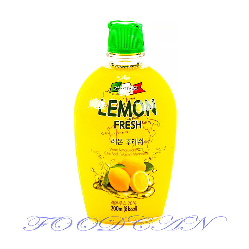 퍼시픽초이스 레몬 200ml 레몬주스 원액 : 푸드캔