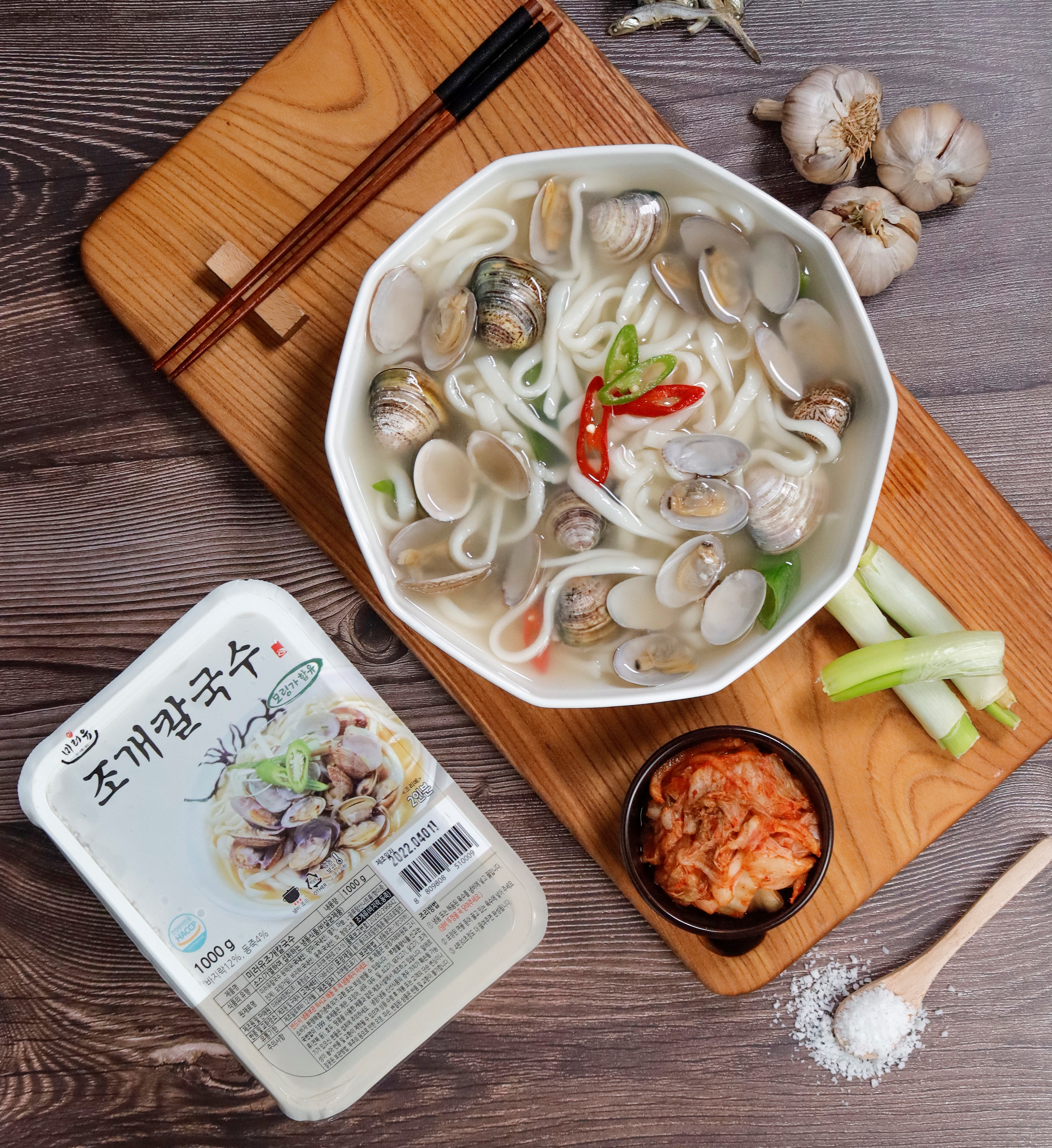 [미러유]조개칼국수 2인분 1,300g 대전칼국수맛집 간편식 칼국수 : 미러유 COOK