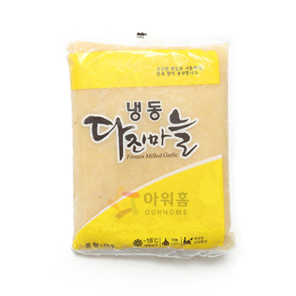 다진마늘(냉동) 1kg : 마켓펀치