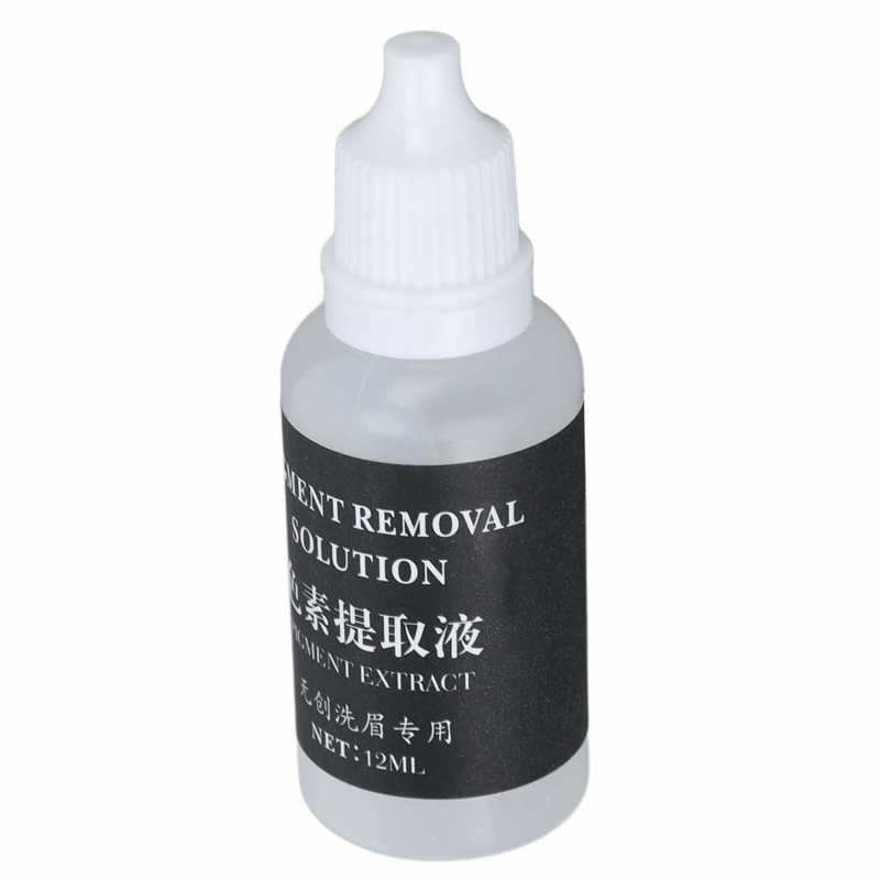 속눈썹에센스 속눈썹연장 뷰티 살롱 용 10ml 문신 수정 액체 반점 주근깨 제거 영구 눈썹 메이크업 잉크 수정액 : 판다주주