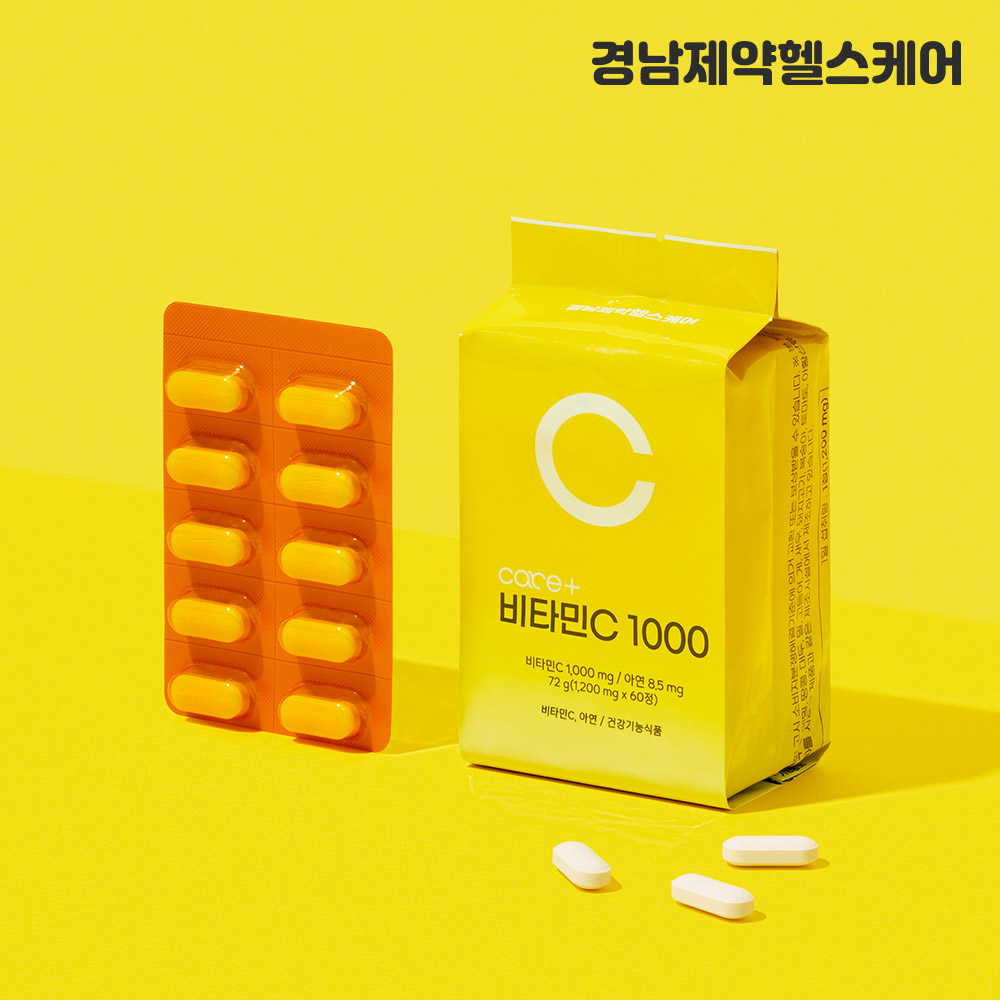 경남제약헬스케어 케어플러스 비타민C 1000 아연 180정, 1개 : Live Care